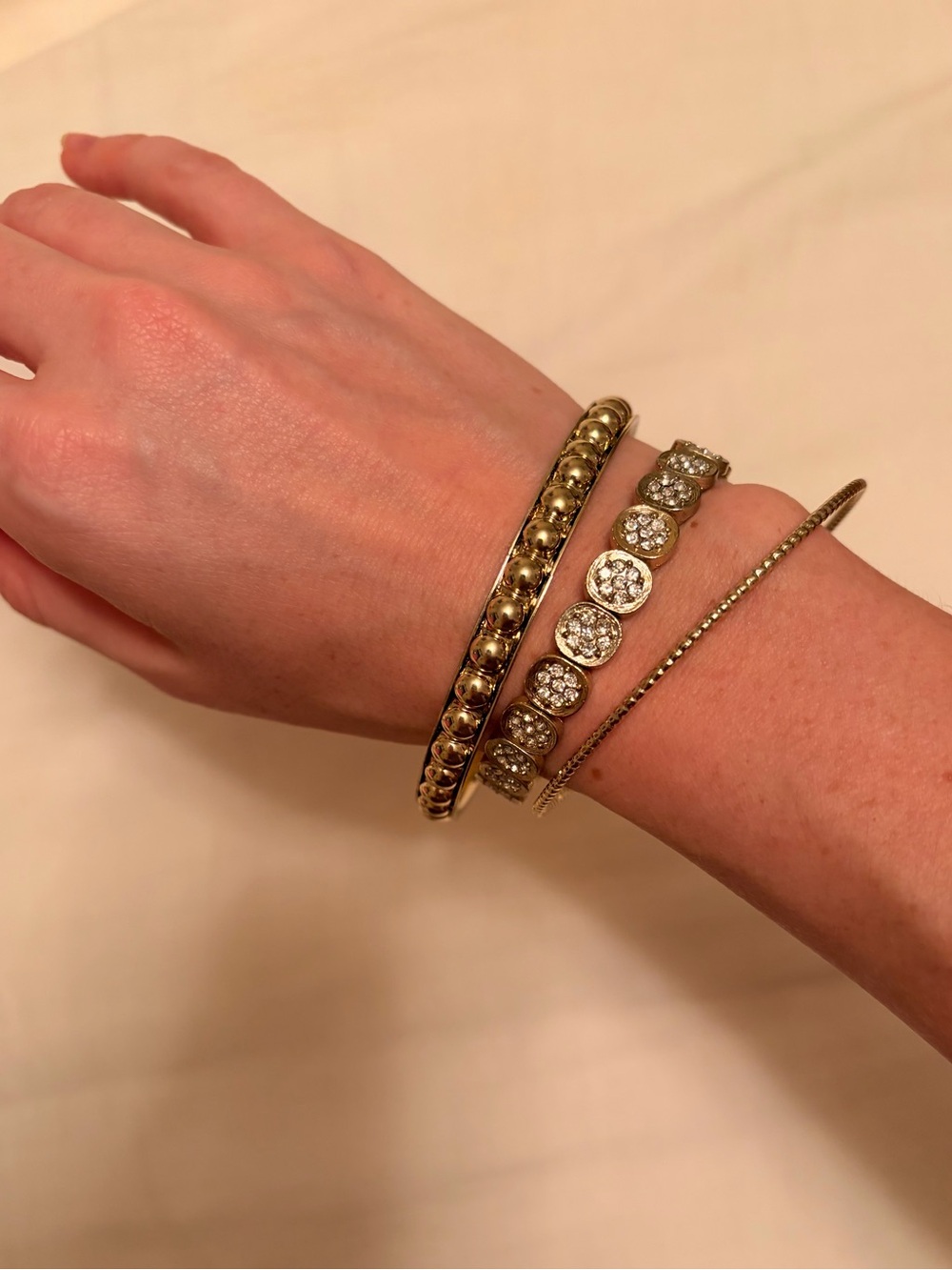 Gold Bracelet Set